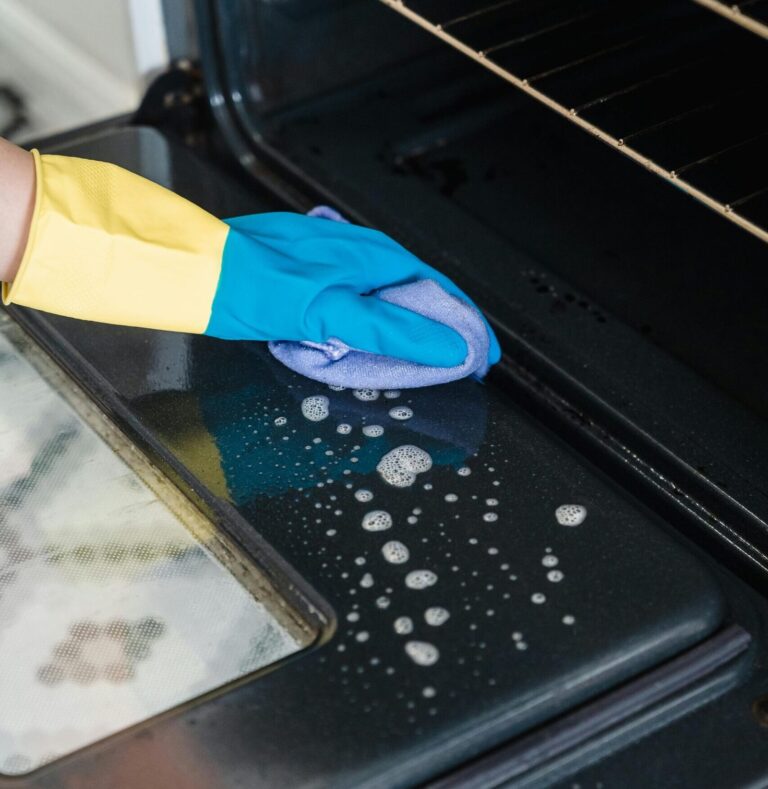 expert deep cleaning in Manhattan. Deep cleaning a black oven interior